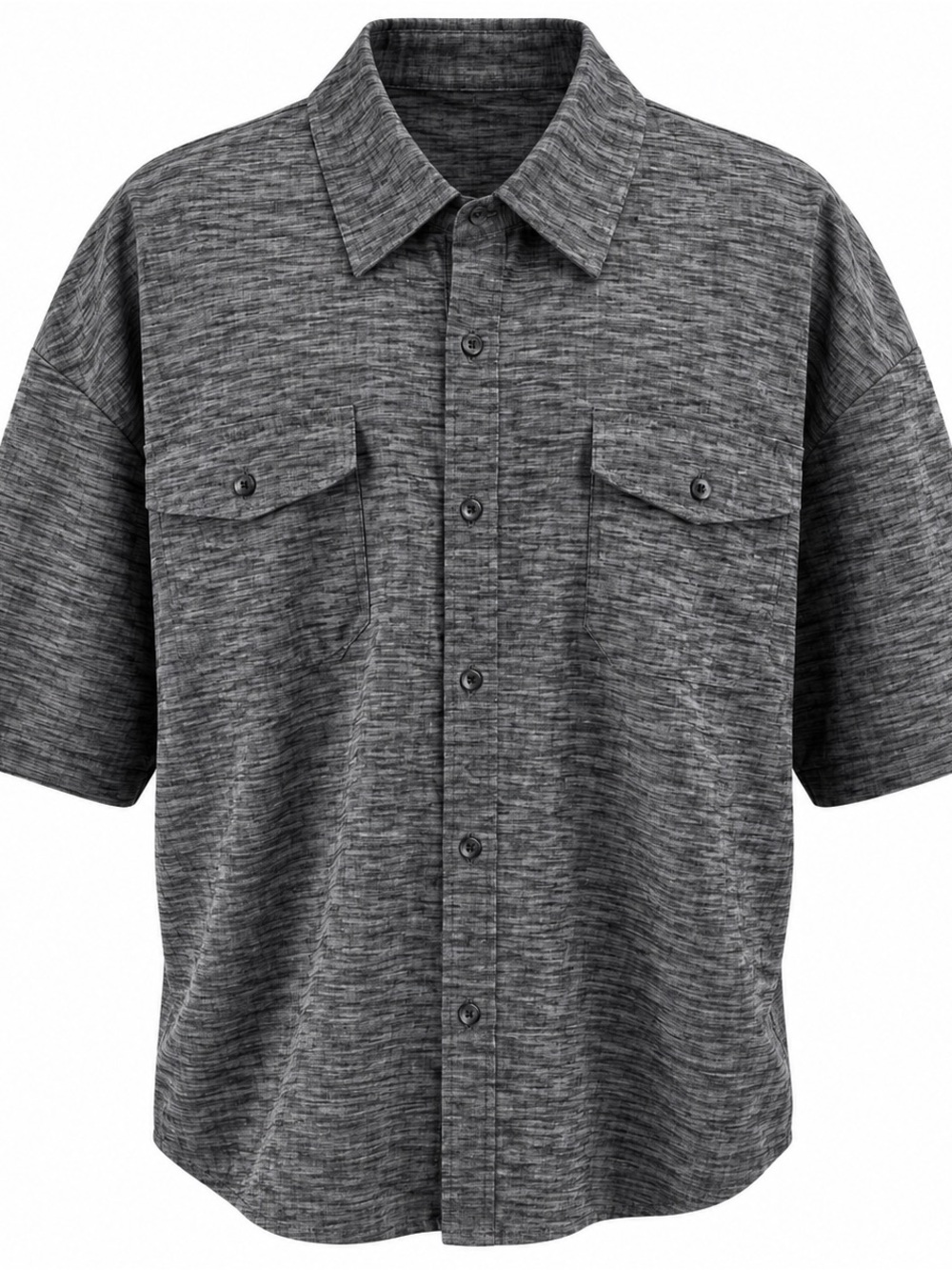 Kenneth Cole Men's Gray Button-Up Shirt